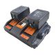 Dual battery charger kit PNI DCH250, includes 2 18V 5Ah batteries