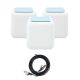 PNI GB1200 Gigabit Wi-Fi Mesh System Package and 1bc S/STP CAT7 flat network cable PNI U7015B 1.5m