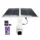 PNI IP60 live PTZ video surveillance camera package with solar panel, 2MP, GSM 4G and 128GB PNI MicroSD card