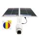 PNI IP60 live PTZ video surveillance camera package with solar panel, 2MP, GSM 4G and Sticky Pad Flag