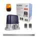PNI AP800D gate automation kit includes 4m motor rack, photocells, remote control, lamp, 230V develops 1100 N and 8