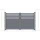 PNI MAB3000 aluminum swing gate set with two sheets of 1.5m and height 1.7m