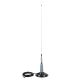 CB antenna package PNI ML170 length 168 cm, 26-30 MHz, 1000W and magnetic base PNI 145/PL