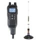 Portable CB radio station kit PNI Escort HP 92 multi standard 4W, 12-24V AM-FM with CB antenna PNI ML70 with magnet