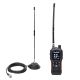 Portable CB radio station package PNI Escort HP 102 multi standard, 4W, 12V-24V, AM-FM with CB antenna PNI Extra 40 with magnets