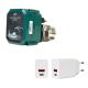 PNI SV180 Smart Water Valve & PNI CHG300 Power Supply Package