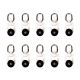 Set of 10 rings PNI PT923I for curtain rail, drapery PNI PT923