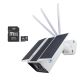 Surveillance camera with PNI solar panel