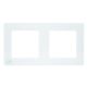 PNI WP2 glass double frame for PNI sockets