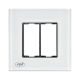 PNI RM101W simple glass frame for PNI sockets