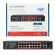 SWPOE162 POE PNI switch with 16 POE ports and 2 1000Mbps ports