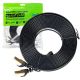 Flat network cable CAT7 black