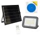PNI GreenHouse WS50 PRO 50W LED Reflector Package with 6W solar panel with Blue sticky Pad included