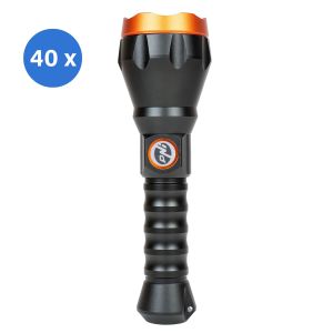 Box with 40 pieces of PNI Adventure F550 Crystal LED flashlight
