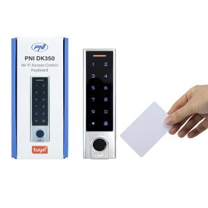 PNI DK350 Access Control Keypad with Wi-Fi Tuya App and 10 EMC-01 RFID 125 KHz Cards