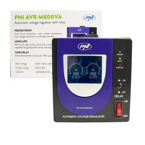 Voltage stabilizer with PNI relay