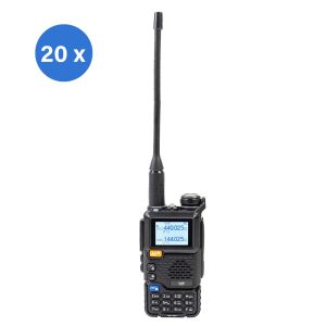Bax with 20 pieces of portable VHF/UHF radio station PNI P18UV