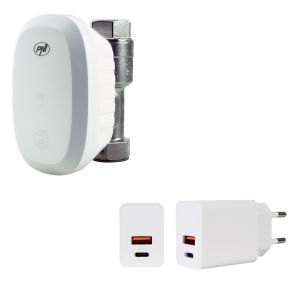 Package Intelligent water valve PNI SV180 PRO and PNI CHG300 power supply
