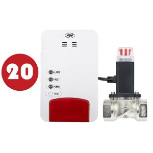 PNI Safe House Dual Gas 250 kit with carbon monoxide (CO) sensor and natural gas and solenoid valve
