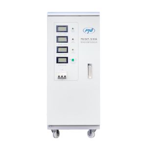 PNI SVT-10K three-phase voltage stabilizer with servomotor, 10000VA, 8000W, 380V output
