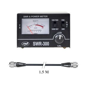 PNI SWR-300 PWR-SWR Meter Reflectometer Package, for SWR measurement and PNI R150 connection cable