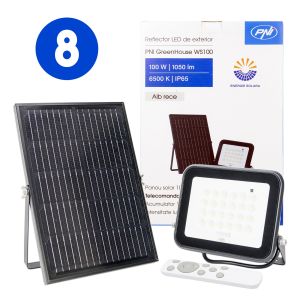 Bax with 8 pcs LED Reflector PNI GreenHouse WS100